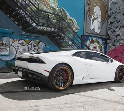 Фото дисков Strasse Wheels SV10M Deep Concave FS на Lamborghini Huracan