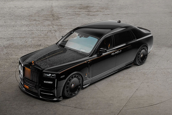 Фото дисков Mansory FD.15 Черный глянец на Rolls-Royce Phantom