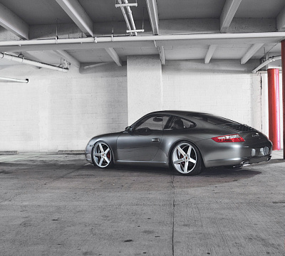 Фото дисков Vossen CV3 на Porsche 911 VI