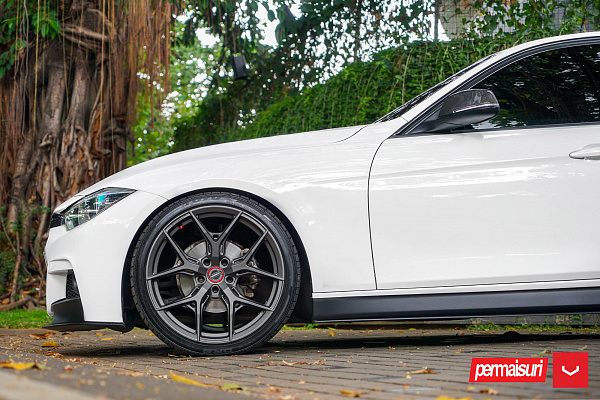 Фото дисков Vossen HF-5 Сатиновый графит на BMW 3/M3 (F3x/F80)