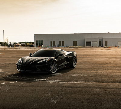 Фото дисков Vossen EVO-5R на Chevrolet Corvette C8