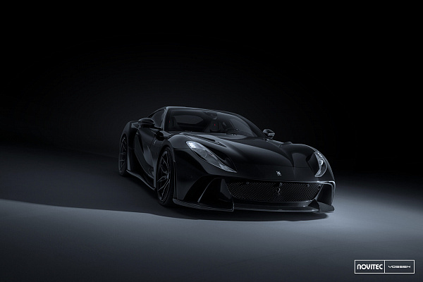 Фото дисков NOVITEC NF11 Черный глянец на Ferrari 812