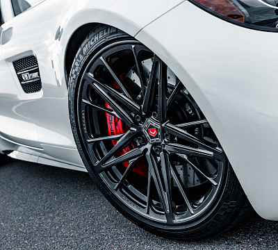 Фото дисков Vossen M-X6 на Mercedes-Benz AMG GT I