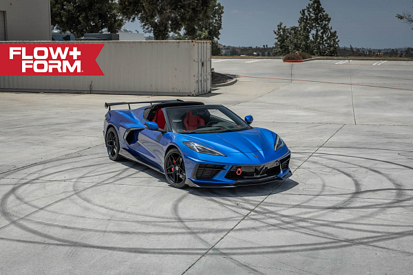 Фото дисков HRE FF11 Черный сатин на Chevrolet Corvette C8