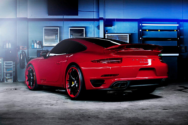 Фото дисков HRE S101 Черный сатин на Porsche 911 VII