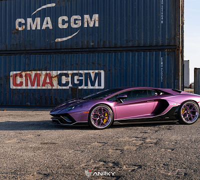 Фото дисков Anrky S3-X0 на Lamborghini Aventador