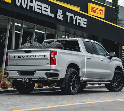 Фото дисков Vossen HF6-4 на Chevrolet Silverado IV