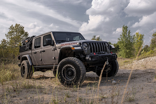 Фото дисков Black Rhino ABRAMS Матовый графит на Jeep Gladiator II (JT)