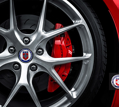 Фото дисков HRE P101 на Chevrolet Corvette C7