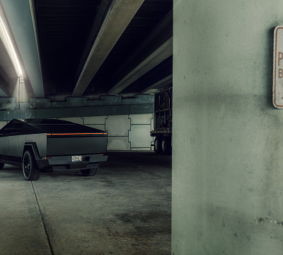 Фото дисков Vossen LC3-11 на Tesla Cybertruck