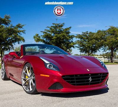 Фото дисков HRE P204 на Ferrari California