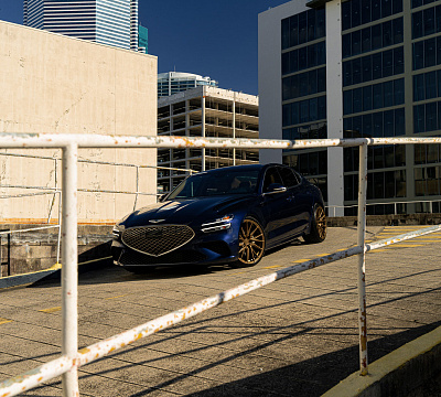 Фото дисков Vossen HF-4T на Genesis G70
