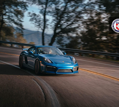 Фото дисков HRE RC103 на Porsche Cayman II