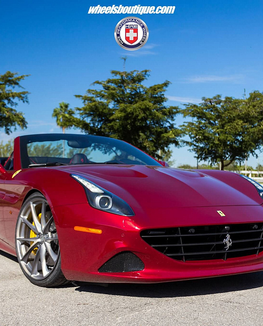 Фото дисков P204 Сатиновый тонированный лак на Ferrari California