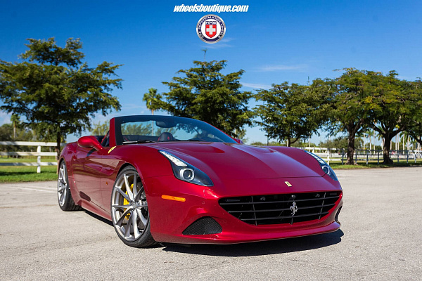 Фото дисков HRE P204 Сатиновый тонированный лак на Ferrari California