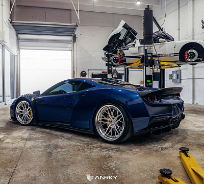 Фото дисков Anrky RS2 на Ferrari F8
