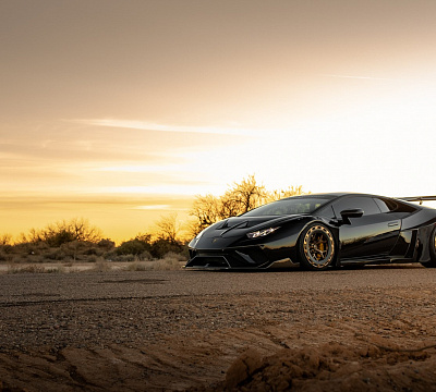 Фото дисков Brixton Forged PF7 Aerotech на Lamborghini Huracan