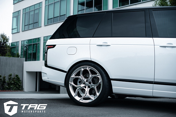 Фото дисков HRE P111SC Полированный лак на Land Rover Range Rover IV