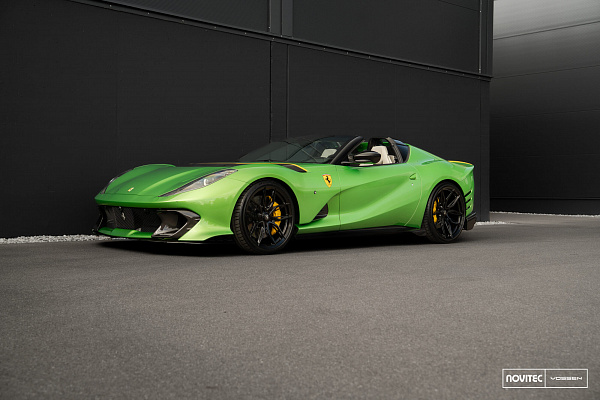 Фото дисков NOVITEC NF11 Черный глянец на Ferrari 812