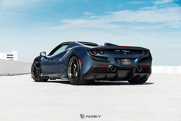 Фото дисков Anrky S3-X5 Черный сатин на Ferrari F8