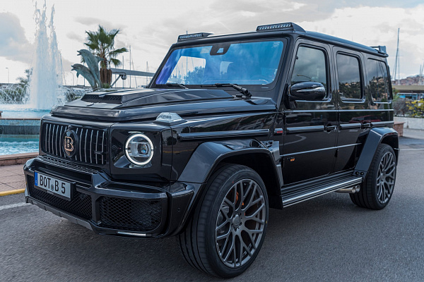 Фото дисков BRABUS Monoblock Y (Platinum Edition) Сатиновый графит на Mercedes-Benz G-Class III