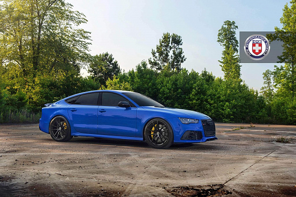 Фото дисков HRE P104 Черный глянец на Audi A/RS 7 (4G)