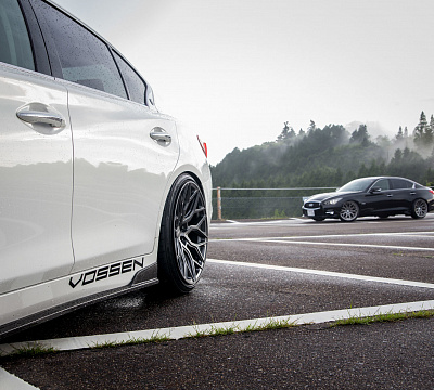 Фото дисков Vossen HF-2 на Infiniti Q50