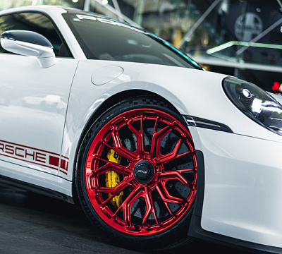 Фото дисков Brixton Forged PF10-RS на Porsche 911 VIII