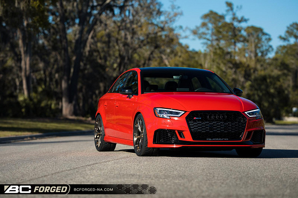 Фото дисков BC Forged RZ21 Глянцевая бронза на Audi A/S/RS 3 (8V)