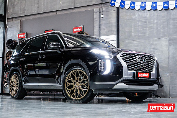 Фото дисков Vossen HF-2 Сатиновая бронза на Hyundai Palisade I