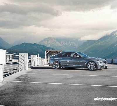 Фото дисков HRE P101 на BMW 3/M3 (F3x/F80)
