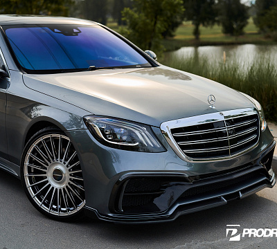 Фото дисков Vossen HF-8 на Mercedes-Benz S-Class (W222, C217)