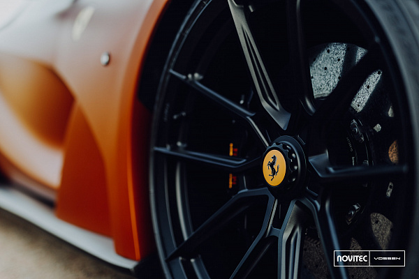 Фото дисков NOVITEC NF10 Черный сатин на Ferrari 812