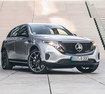 Фото дисков BRABUS Monoblock Z (Platinum Edition) на Mercedes-Benz EQC
