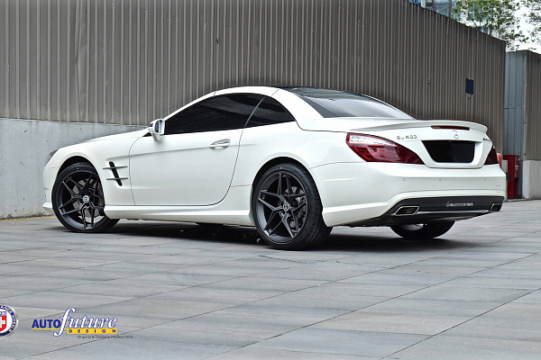 Фото дисков HRE FF11 Сатиновый графит на Mercedes-Benz SL (R231)
