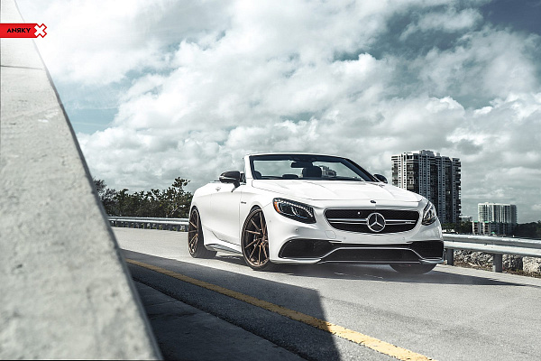 Фото дисков Anrky AN33 Сатиновая бронза на Mercedes-Benz S-Class (W222, C217)