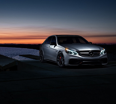 Фото дисков HRE P104 на Mercedes-Benz E-Class (W212, S212, C207)