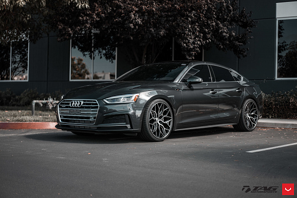 Фото дисков Vossen HF-2 Алмазная проточка на Audi A/S/RS 5 (F5)