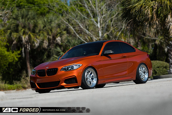 Фото дисков BC Forged LE52 // MLE52 Глянцевый лак на BMW 2/M2 (F22/F87)
