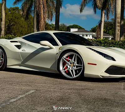 Фото дисков Anrky S1-X3 на Ferrari 488
