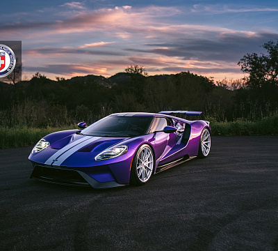 Фото дисков HRE P104SC на Ford GT II