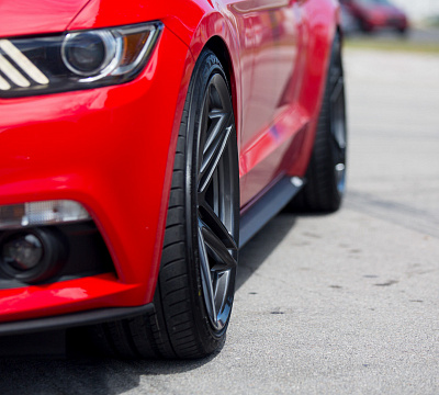 Фото дисков Vossen VFS-5 на Ford Mustang VI