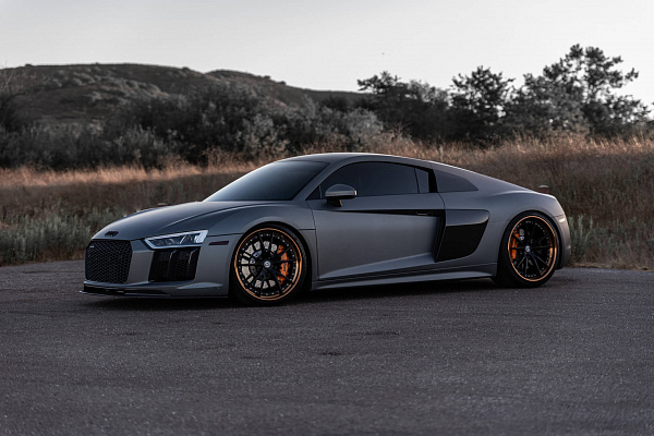 Фото дисков HRE S101 Черный сатин на Audi R8 (4S)