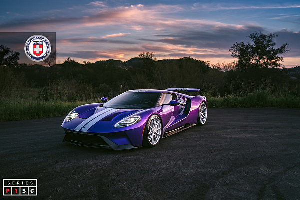 Фото дисков HRE P104SC Глянцевый лак на Ford GT II