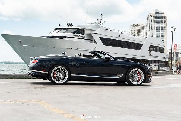 Фото дисков Anrky AN28 Полированный лак на Bentley Continental GT III