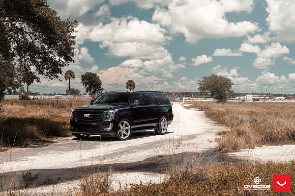 Фото дисков Vossen HF6-2 Серебро на Cadillac Escalade IV