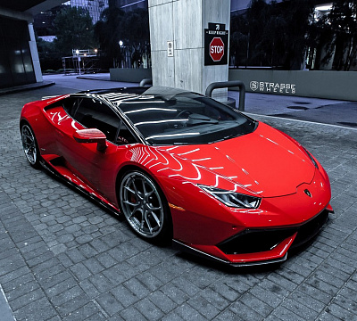 Фото дисков Strasse Wheels SM5R Deep Concave FS на Lamborghini Huracan