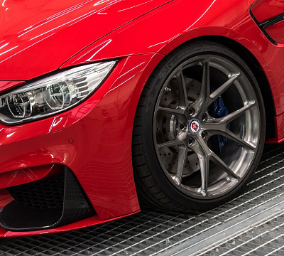 Фото дисков HRE P101 на BMW 4/M4 (F32/F82)