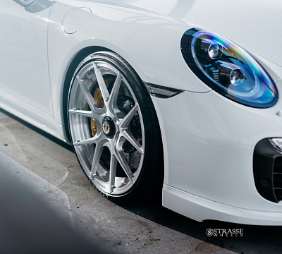 Фото дисков Strasse Wheels SM5R Deep Concave Duoblock на Porsche 911 VII