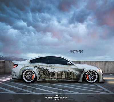 Фото дисков Strasse Wheels SM5R Deep Concave FS на BMW 4/M4 (F32/F82)